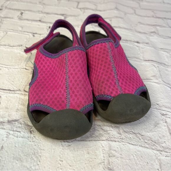 Crocs Swiftwater Girls' Sandals size 1 Pink - Picture 2 of 7